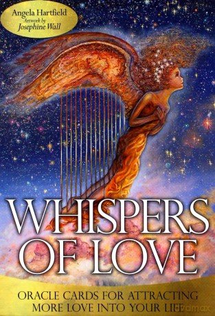 Whispers of Love Oracle: Oracle Cards for attracting More Love into your Life - Oracle card and Book Set - Angela Hartfield [KSIĄŻKA]