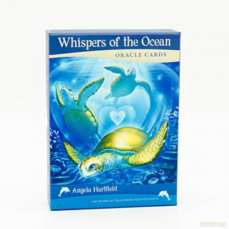 Whispers of the Ocean Oracle Cards: 50 full col cards and 124-page guidebook - Angela Hartfield [KSIĄŻKA]