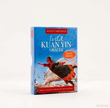Wild Kuan Yin Oracle - Pocket Edition: Soul Guidance from the Wild Divine - 44-card set, packaged in a hard-cover box. - Alana Fairchild [KSIĄŻKA]