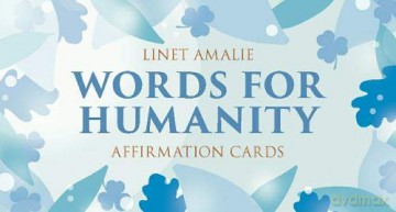 Words for Humanity Affirmation Cards: 50 full colour cards - Linet Amalie [KSIĄŻKA]