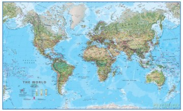 World Physical Map [KSIĄŻKA]
