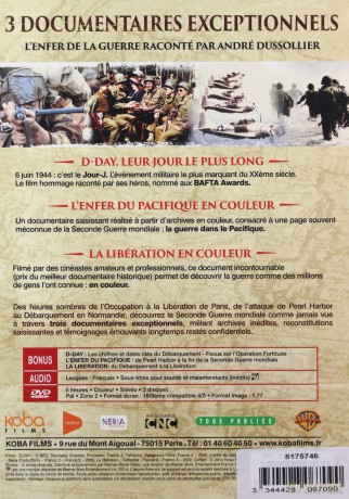 D-Day / La libération en couleur / Pacific Inferno [BOX] [3DVD]