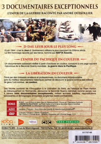 D-Day / La libération en couleur / Pacific Inferno [BOX] [3DVD]
