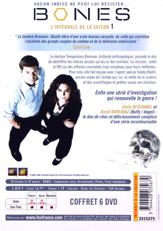 Bones Season 1 (Kości) [6DVD]