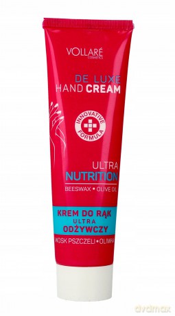 Vollare De Luxe Odżywczy krem do rąk - wosk pszczeli i oliwka 100 ml