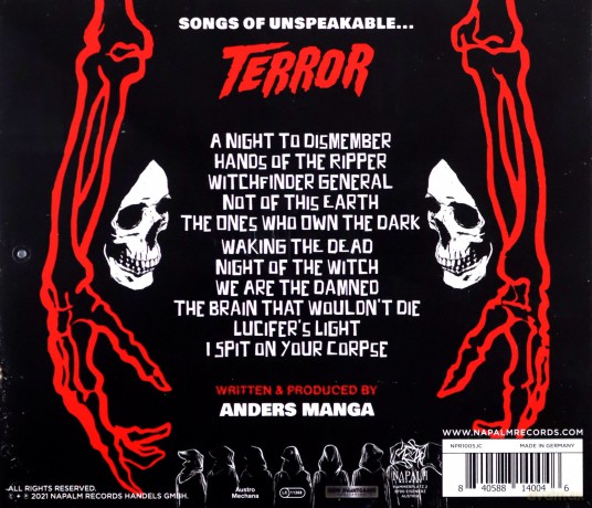 Bloody Hammers: Songs Of Unspeakable Terror [CD]