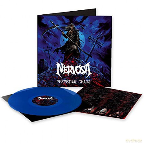 Nervosa: Perpetual Chaos (Blue) [Winyl]