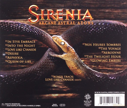 Sirenia: Arcane Astral Aeons [CD]