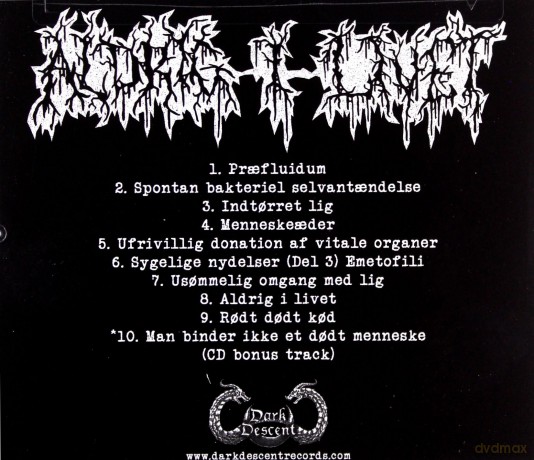 Undergang: Aldrig I Livet [CD]