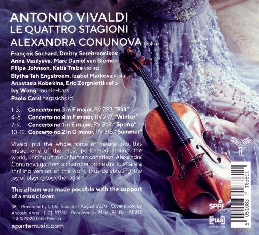 Vivaldi: The Four Seasons Conunova (digipack) [CD]