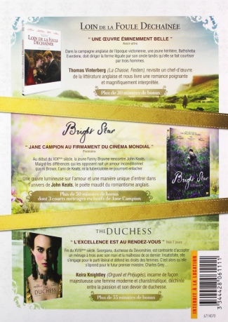Far from the Madding Crowd / Bright Star / The Duchess (Z dala od zgiełku / Jaśniejsza od gwiazd / Księżna) [3DVD]