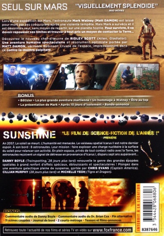 The Martian / Sunshine (Marsjanin / W stronę słońca) [2DVD]
