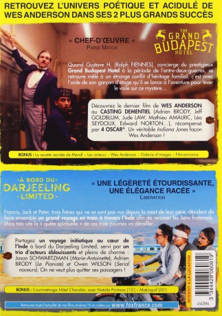 Grand Budapest Hotel / The Darjeeling Limited (Grand Budapest Hotel / Pociąg do Darjeeling) [2DVD]