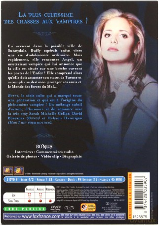 Buffy the Vampire Slayer Season 1 (Buffy: Postrach wampirów) [3DVD]