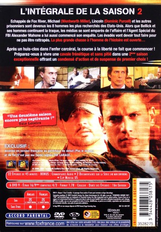 Prison Break Season 2 (Skazany na śmierć) [6DVD]