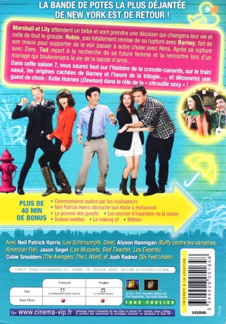How I Met Your Mother Season 7 (Jak poznałem waszą matkę) [3DVD]