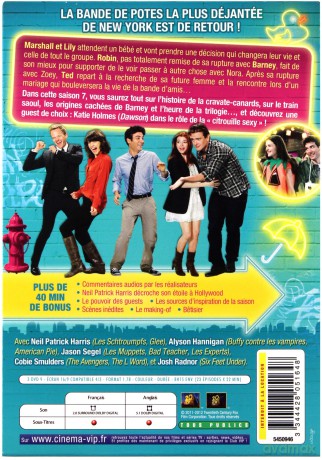 How I Met Your Mother Season 7 (Jak poznałem waszą matkę) [3DVD]