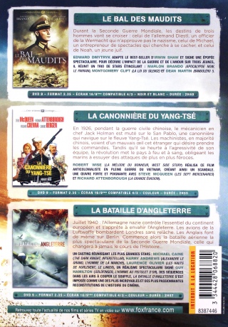 The Young Lions / The Sand Pebbles / Battle of Britain (Młode lwy / Ziarnka piasku / Bitwa o Anglię) [3DVD]