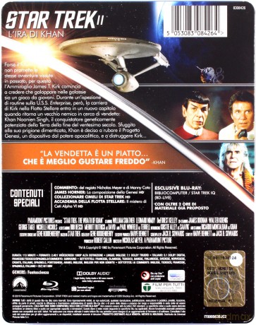 Star Trek II: The Wrath of Khan (Star Trek II: Gniew Khana) (steelbook) [Blu-Ray]