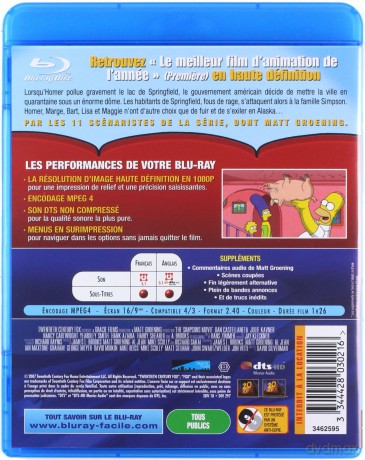 The Simpsons Movie (Simpsonowie: Wersja kinowa) [Blu-Ray]