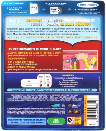 The Simpsons Movie (Simpsonowie: Wersja kinowa) [Blu-Ray]