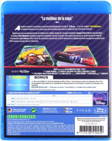 Cars 3 (Auta 3) (Disney) [Blu-Ray]