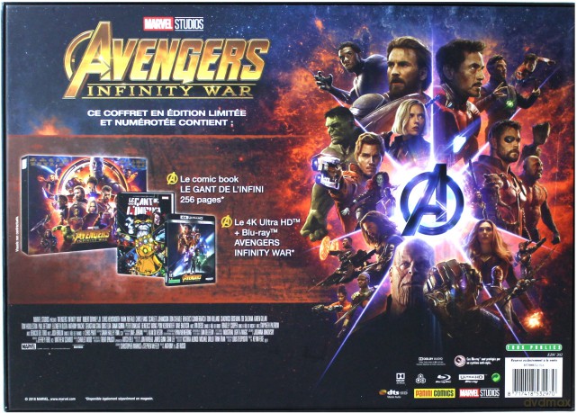 Avengers: Infinity War (Avengers: Wojna bez granic) [Blu-Ray 4K]+[Blu-Ray]+[KOMIKS]
