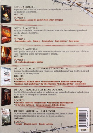 Wrong Turn 1-6 (Droga bez powrotu 1-6) [BOX] [6DVD]
