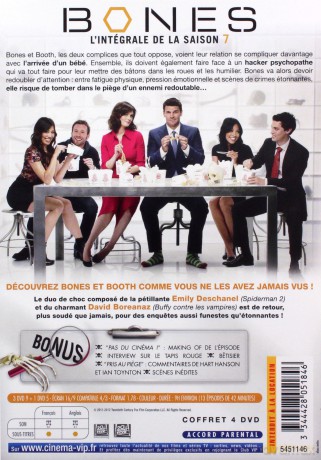 Bones Season 7 (Kości) [4DVD]
