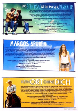 The Fault in Our Stars / Paper Towns / The Longest Ride (Gwiazd naszych wina / Papierowe miasta / Najdłuższa podróż) [3DVD]