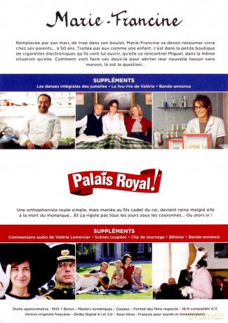 Marie-Francine / Palais royal! (Nie ma tego zlego... / Królową być) [2DVD]