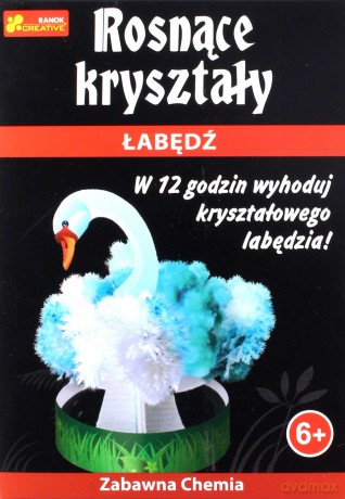 Rosnące kryształy. Łabędź