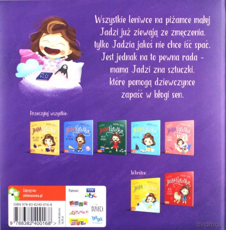 Jadzia Pętelka. Jadzia Pętelka idzie spać - Barbara Supeł [KSIĄŻKA]