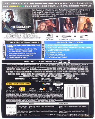Halloween (steelbook) [Blu-Ray 4K]+[Blu-Ray]
