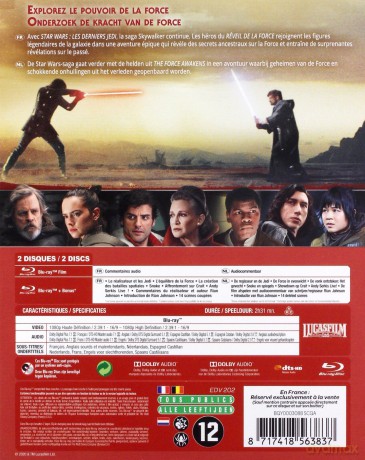 Star Wars: Episode VIII - The Last Jedi (Gwiezdne wojny: Ostatni Jedi) [Blu-Ray]