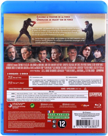 Star Wars: Episode VIII - The Last Jedi (Gwiezdne wojny: Ostatni Jedi) [Blu-Ray]