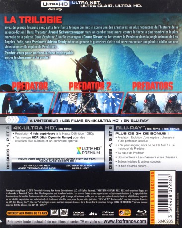 Predator 1-3 [BOX] [3xBlu-Ray 4K]+[3xBlu-Ray]