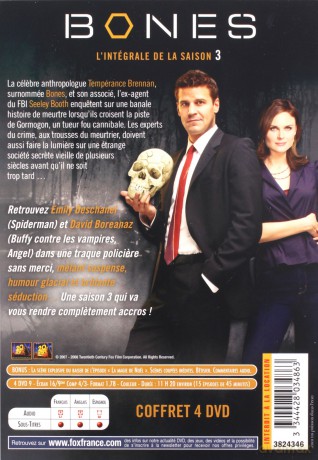 Bones Season 3 (Kości) [4DVD]