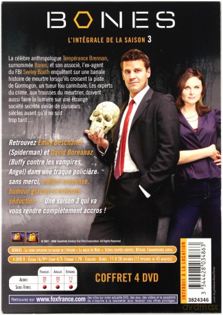 Bones Season 3 (Kości) [4DVD]