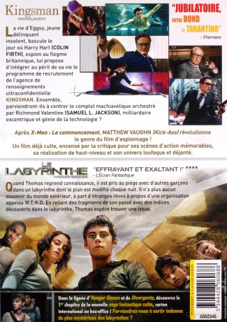 Kingsman: The Secret Service / The Maze Runner (Kingsman: Tajne służby / Więzień labiryntu) [BOX] [2DVD]