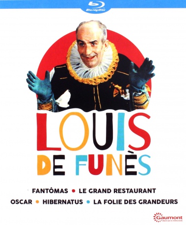 Fantomas / The Restaurant / Oscar / Hibernatus / Delusions of Grandeur (Fantomas / Slawna restauracja / Oskar / Hibernatus / Mania wielkości) [5xBlu-Ray]
