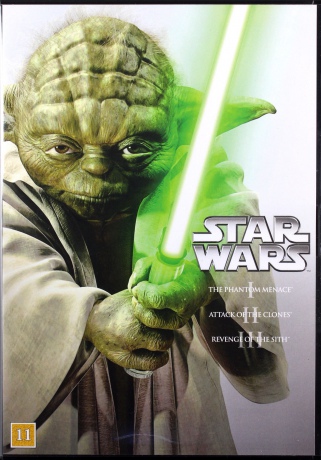 Star Wars: The Phantom Menace / Attack of the Clones / Revenge of the Sith (Gwiezdne wojny: Mroczne widmo / Atak klonów / Zemsta Sithów) [BOX] [3DVD]