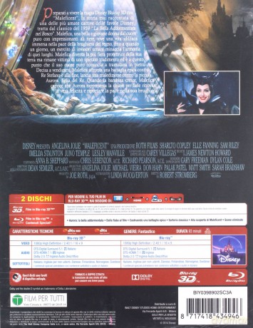 Maleficent (Czarownica) (Disney) [Blu-Ray 3D]+[Blu-Ray]