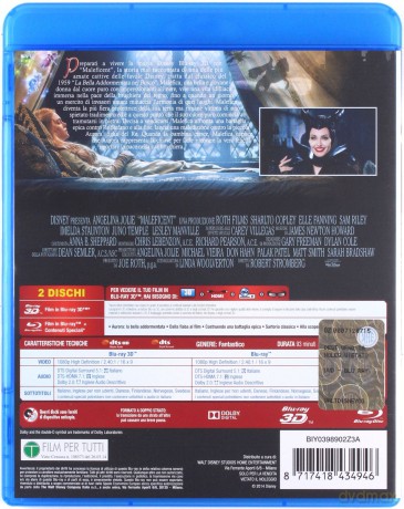 Maleficent (Czarownica) (Disney) [Blu-Ray 3D]+[Blu-Ray]