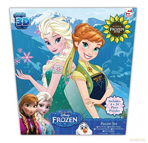 3D 4-pak Frozen [PUZZLE]