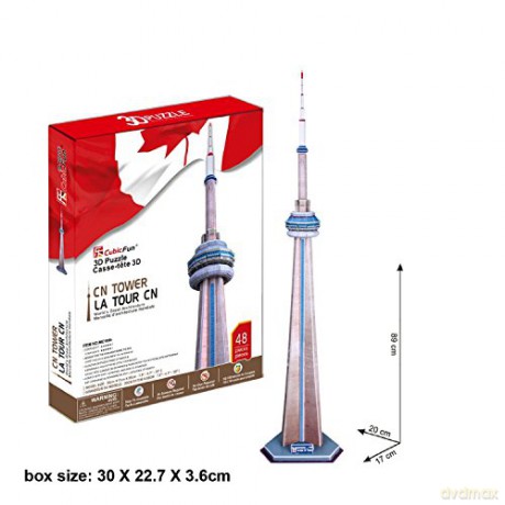 3D duży zestaw Canadas. [PUZZLE]