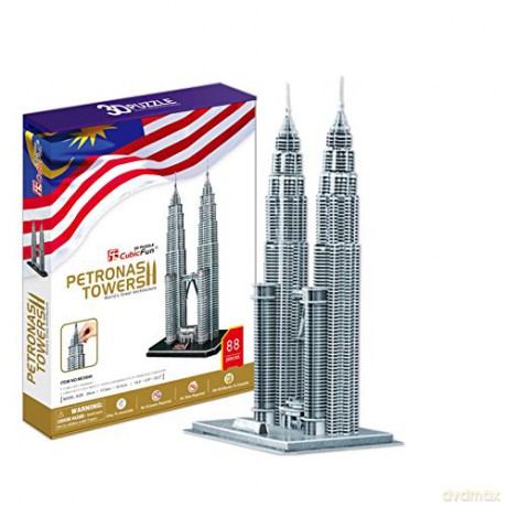 3D Wieżowce Petronas 86 el. 01537 [PUZZLE]