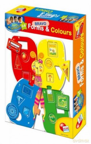 Baby Genius Bravo Kształty i Kolory [PUZZLE]