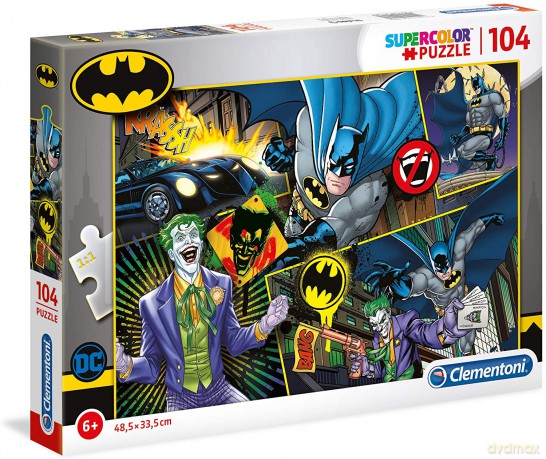 CLEMENTONI 104 el. Batman 25708 [PUZZLE]