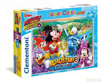 CLEMENTONI 104 Maxi Disney Mickey 23715 [PUZZLE]